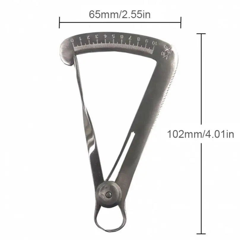 0-10mm Stainless Steel Precise Measurement Caliper Inside Calipers Gauge Diamonds Jewelry Measure Tool