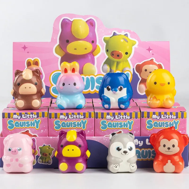 Soft Squishy Slow Rising Food Toy Blind Box Collectible Figures for Kids Stress Relief Gift