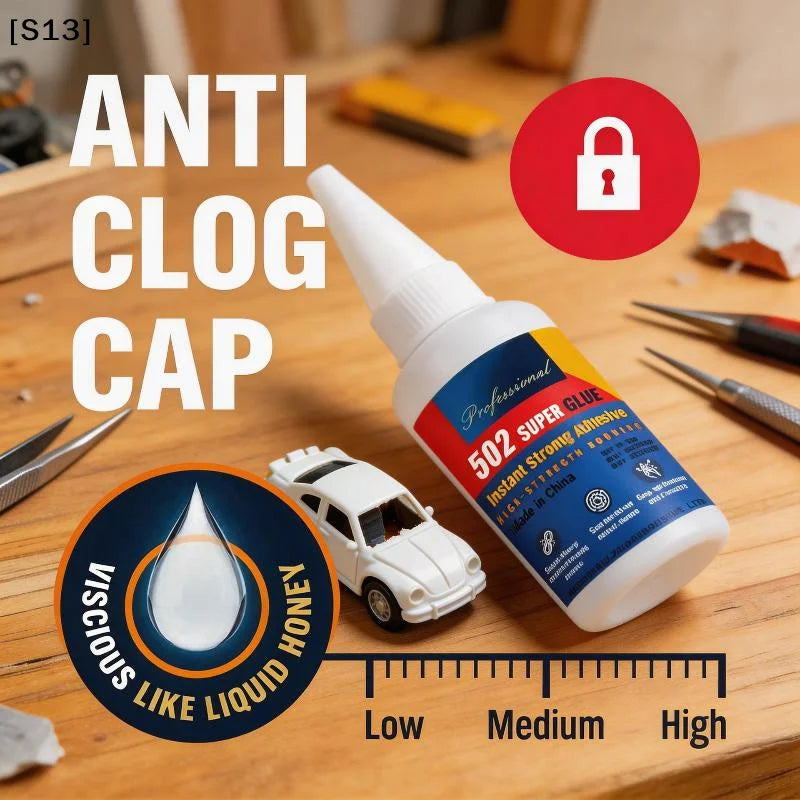 1/3/5pcs Glue 502 High Strength Quick-drying Cyanoacrylate Adhesive High Strength Liquid Glue Tool With Precision Distributor[Q]