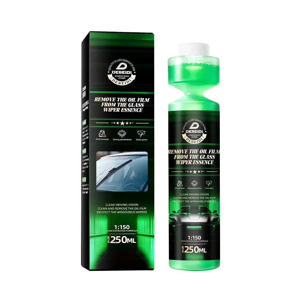 250ml Super Concentrated Glass Cleaner Removes Oil Film Wiper Essence Clears Bird Droppings Stains Car Cleaning Tool