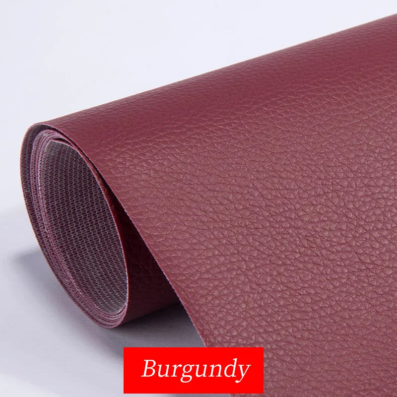 Self Adhesive PU Leather Patches Patch Self-Adhesive Couch Waterproof Wear-Resisting For Furniture Sofa Car Seats Shoes Fabric