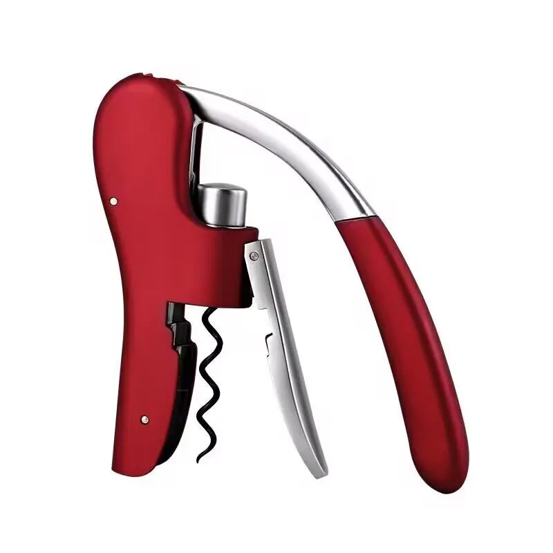 Wine Bottle Opener Vertical Lever Corkscrew Manual Handheld Corkscrew with Ergonomic Lever Pump for Home&Wine Brewing Bar Tools