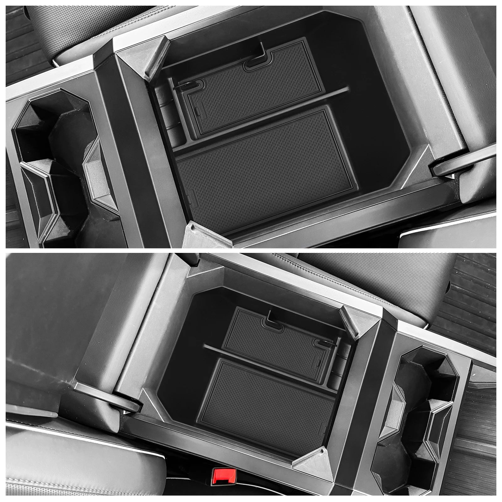 ZUNDUO for Tesla Cybertruck 2024 2025 Center Console Armrest Storage Box Car Tray Organizing Tidying Auto Interior Accessories