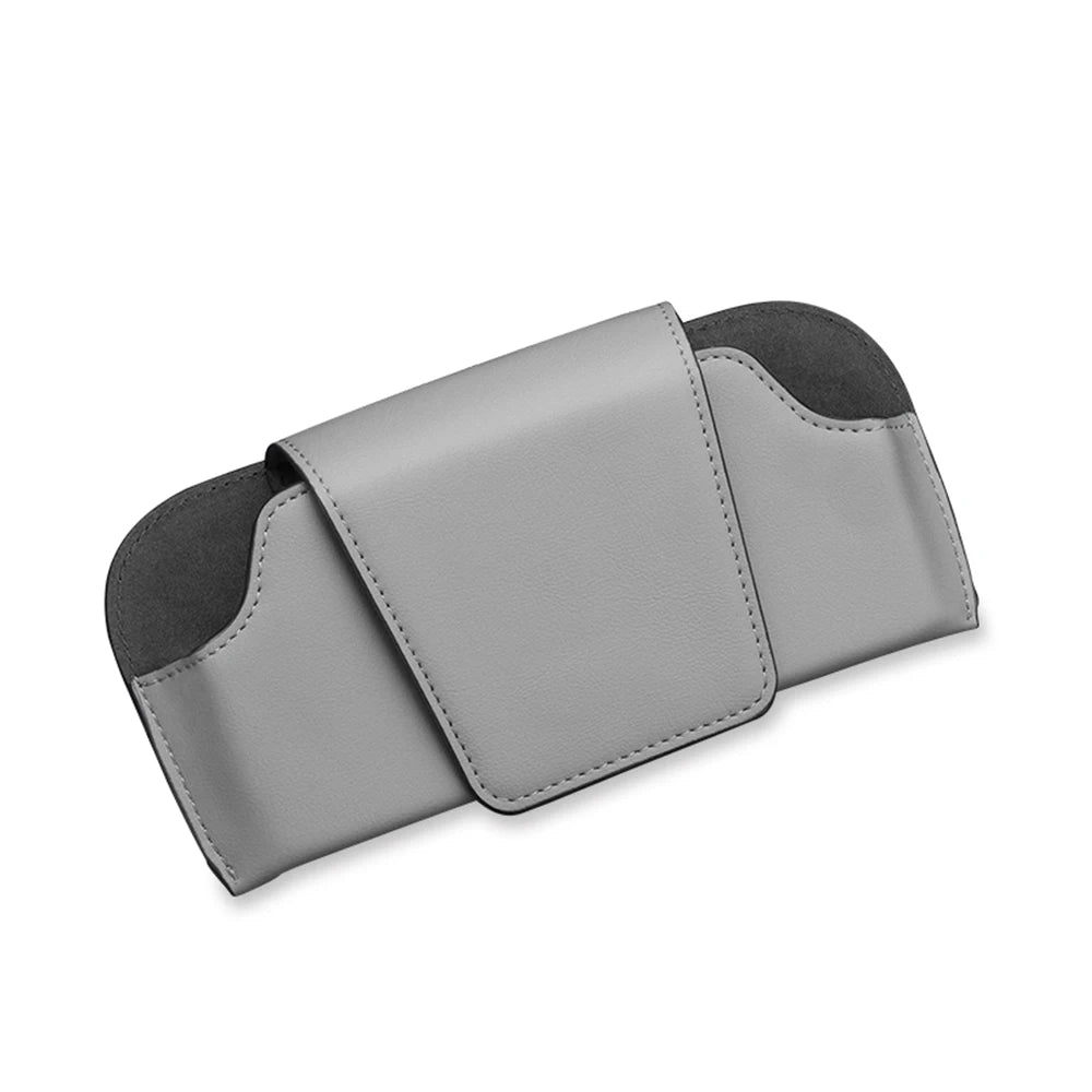 Universal Car Sunglasses Holder Case Magnetic Auto Sun Visor Glasses Box Clip Sunglasses Holder Fastener Eyeglasses Storage