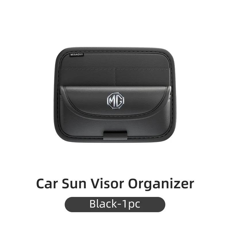 Car Sunglasses Storage Box Visor Glasses Case Card Holder Interior For Morris Garages MG 6 3 5 7 TF ZR ZS HS GS GT Hector
