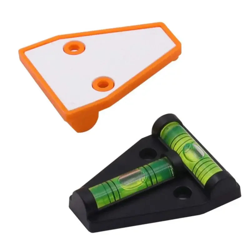 T-Type Spirit Level Triangle Measuring Kit Plastic Vertical Horizontal Adjuster For Caravan Camper RV Leveling Adjustment Tool