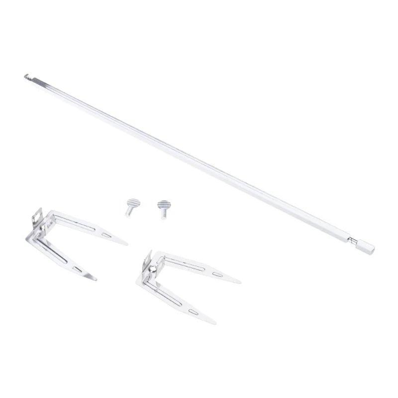 367A 28cm/34cm Rod Stainless Steel Rotary Roast Chicken Skewer Kitchen Barbecue Turkey Barbecue Forks for BBQ Outdoor