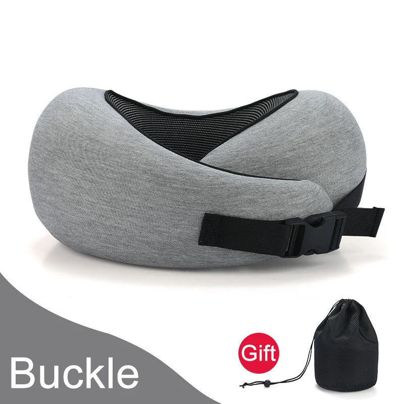 U Shape Memory Foam Neck Pillow Snail Travel Neck Pillows Portable Cervical Vertebra Airplanes Noon Break Pillow Relax