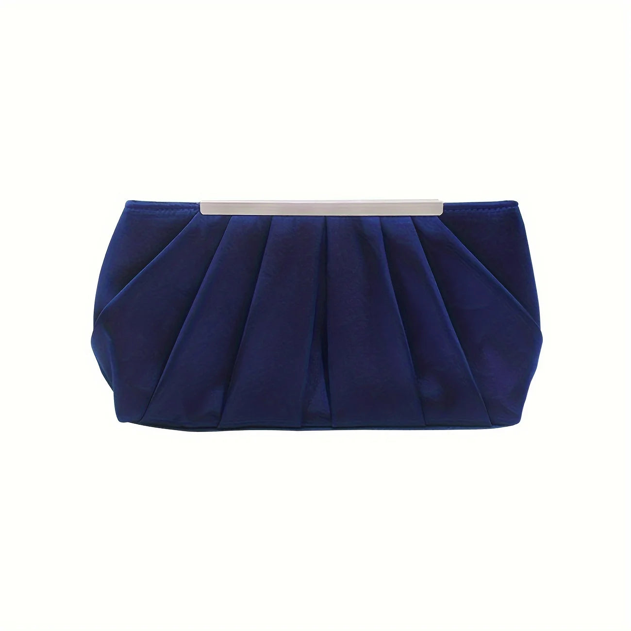 European and American pleated silk polyester dinner bag, simple and generous ladies hand bag, large capacity ladies bag