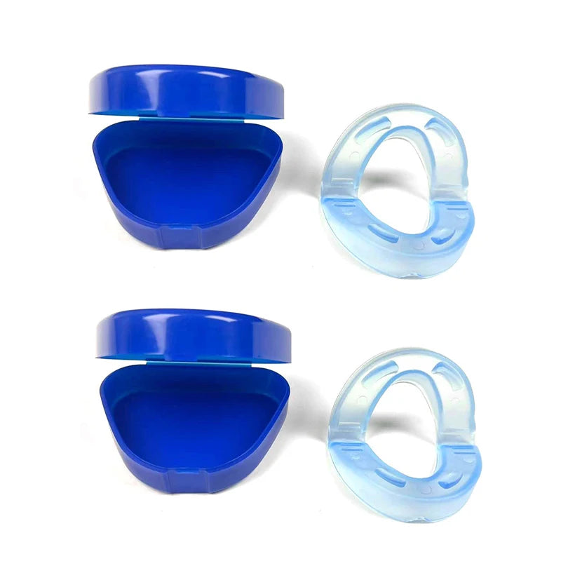 Anti Snoring Mouthpiece Dental Braces Double Layered Prevent Teeth Grinding Tongue Biting Sleeping Anti-snoring Tool For Unisex