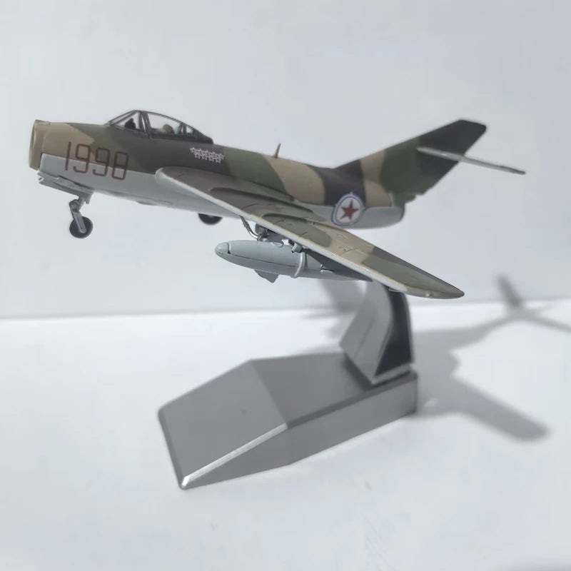 JASON TUTU Diecast Metal 1/72 Scale Mikoyan MiG-15 Supersonic Jet Fighter Military Model Airplane Collect Gift