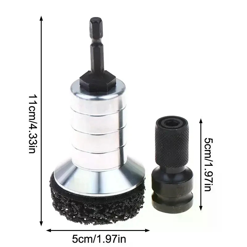 Wheel Hub Rust Removal Brush Set 17pcs Car Brake Hub Surface Stud Cleaning Kit Effective Rust Removal for Auto Workshop Repairs