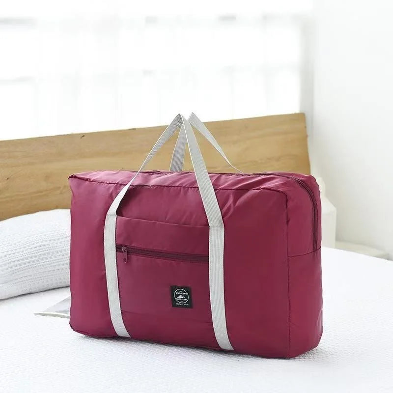 Homefish Folding Travel Storage Bag Large Capacity Luggage Handbag for Travel Moving
