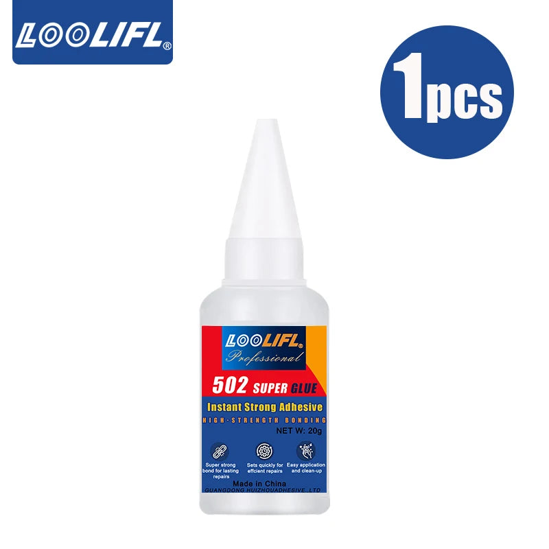LOOLIFL Strong Shoe Repair Glue Soft Adhesive Worn Shoes Boot Sole BondMulti-Purpose Waterproof Repairing Liquid Tool GLUE 20ml