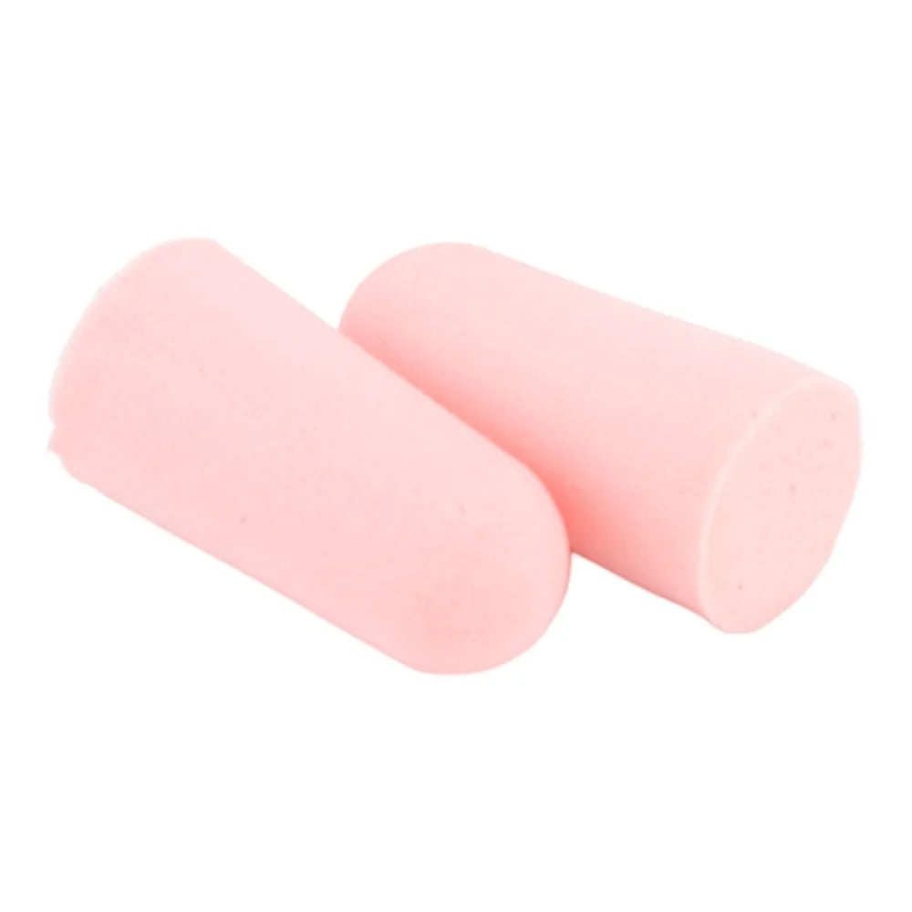 60Pcs Slow rebound memory foam Foam Ear Plugs Effective noise blocking Pink Noise Cancelling Earplug Skin-friendly soft texture