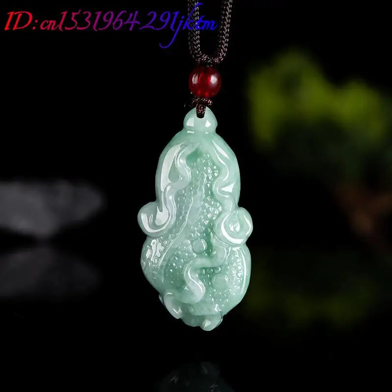 Green Burmese Jadeite Cabbage Pendant Necklace Vintage Luxury Real Jewelry Burmese Jade Gifts for Women Stone Natural Gemstone