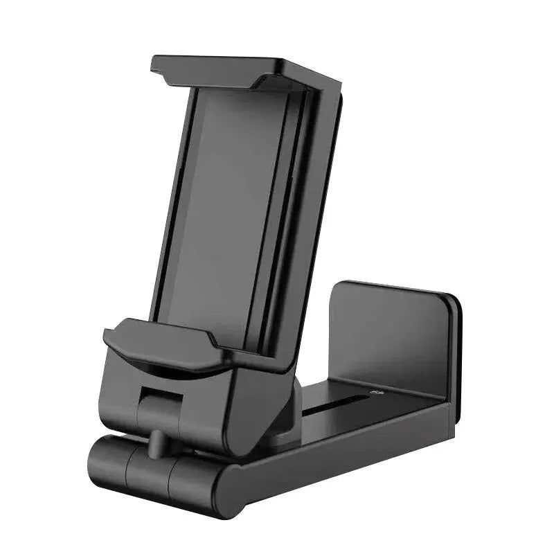 Portable Seat Back Phone Holder–Foldable 360° Rotating Mount for Airplane, Train, Bus Travel, Desk Stand for Mobile Video&Calls