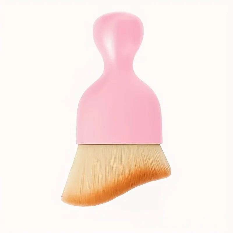 1Super soft pink and white bristle car detailing brush - Car interior cleaning and air conditioning vent dust removal tools，Easy