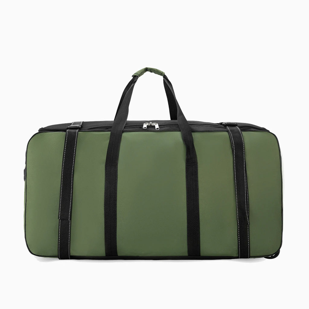 Outdoor Camping Picnic Equipment Storage Box, Tent Supplies Storage Box with Wheels, Large-Capacity Oversized Travel Bag