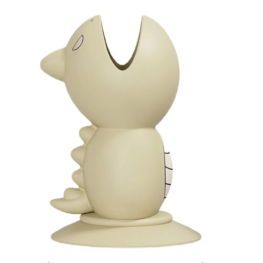 Gifts Portable Toothbrush Protective Cover Multi-function with Suction Cup Toothbrush Holder Silicone Dinosaur Toothbrush Covers