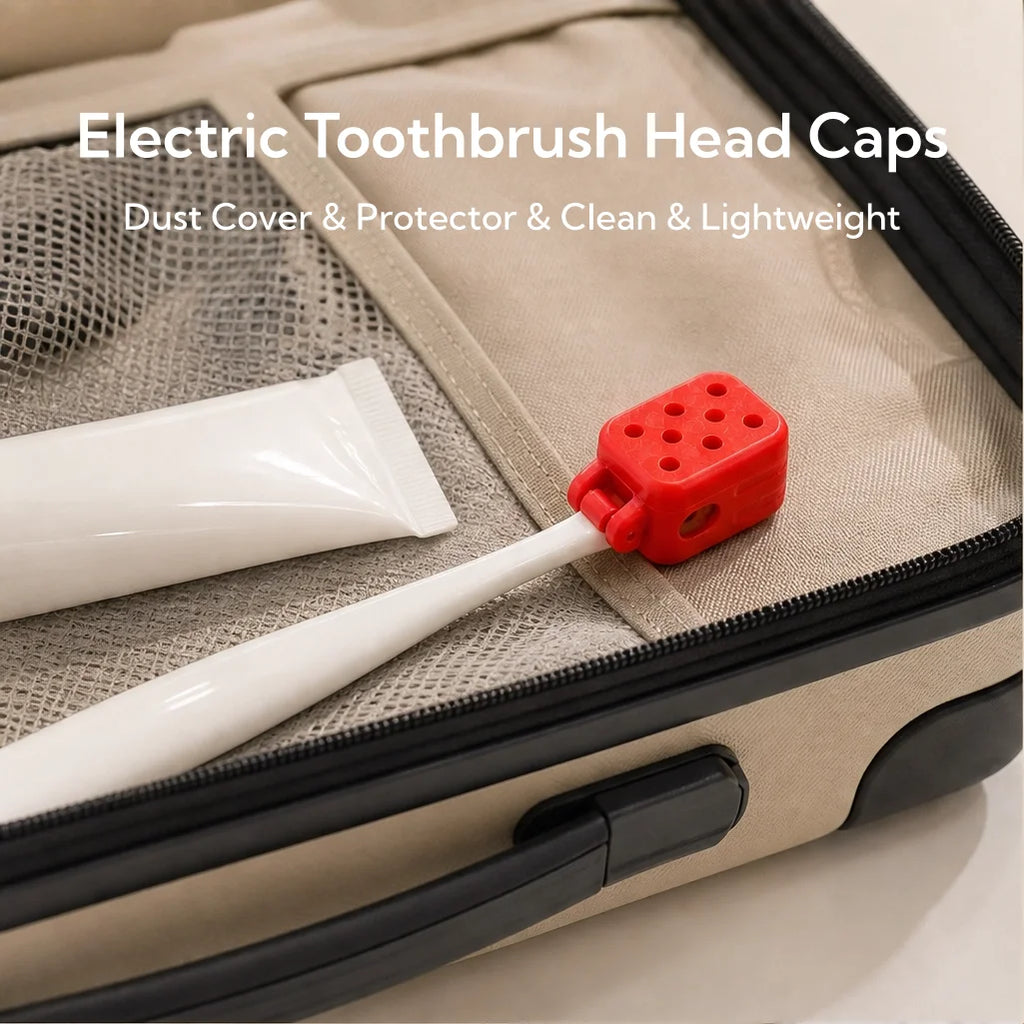 Electric Toothbrush Head Caps Ventilated Dustproof Travel Covers Portable Brush Head Protectors Clean Lightweight