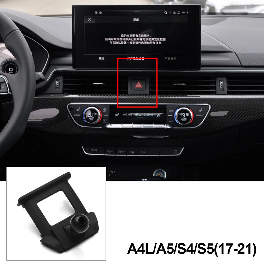Dedicated Phone Stand Holders Base Collocation Mount Bracket for Audi A1 A3 A4 A5 A6 Q3 Q5 Q7 2016 2017 2018 2019 2020 2021 2022