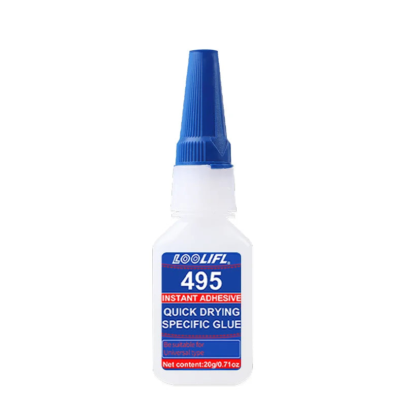 1-5pcs, LOOLIFL, 20g upgraded version 495, super glue, industrial strength, metal strong adhesive, transparent, stable,