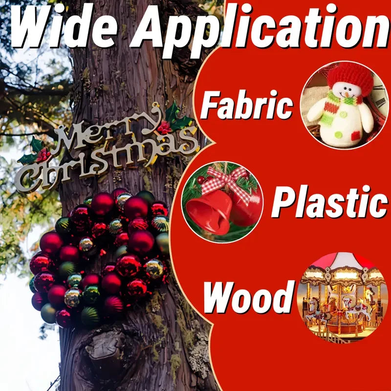20gChristmas adhesive, handmade snowflake making, gingerbread house decoration, gift packaging bonding, bow tiefixing production