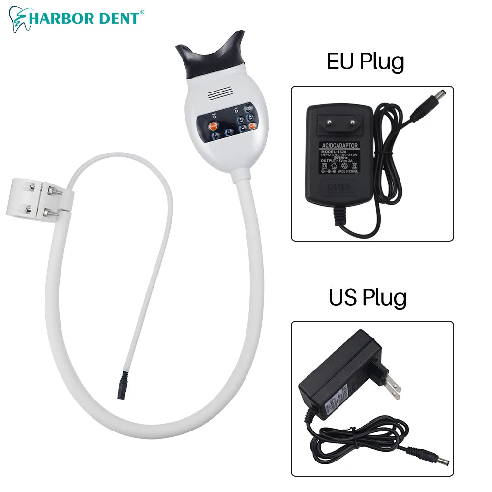 Dental Cold Light Lamp 3Color Desk Tooth Whitening Machine Bleaching Accelerator Device LED Light Dentistry Equipment