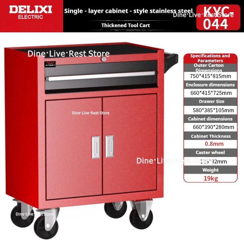 Workshop Order Tool Cart Garage Accessories Magnetic Holder Storage Cabinet Work System Tool Packaging Gereedschapskist XY40GJG