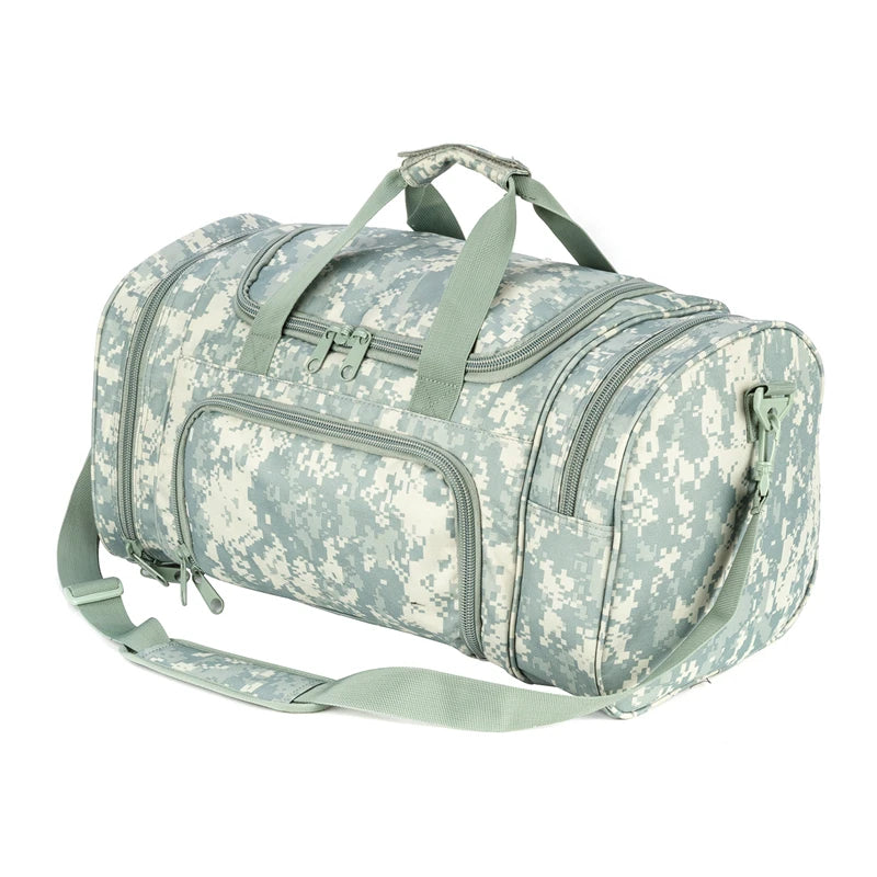 Lightweight Sports Travel Duffel Bag for Men and Women  carry-on luggage Gym Bag with Shoes Compartment for Women & Men