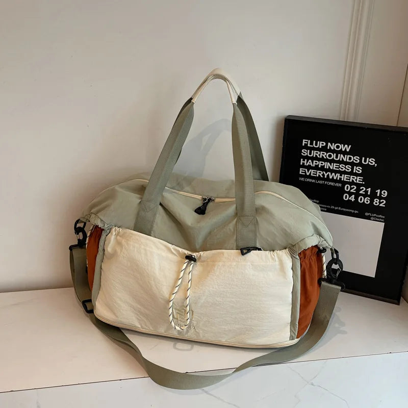 Wet Dry Separation Sports Duffel Bag Lightweight Breathable Large Capacity Crossbody Shoulder Bag For Gym Short Trip Travel