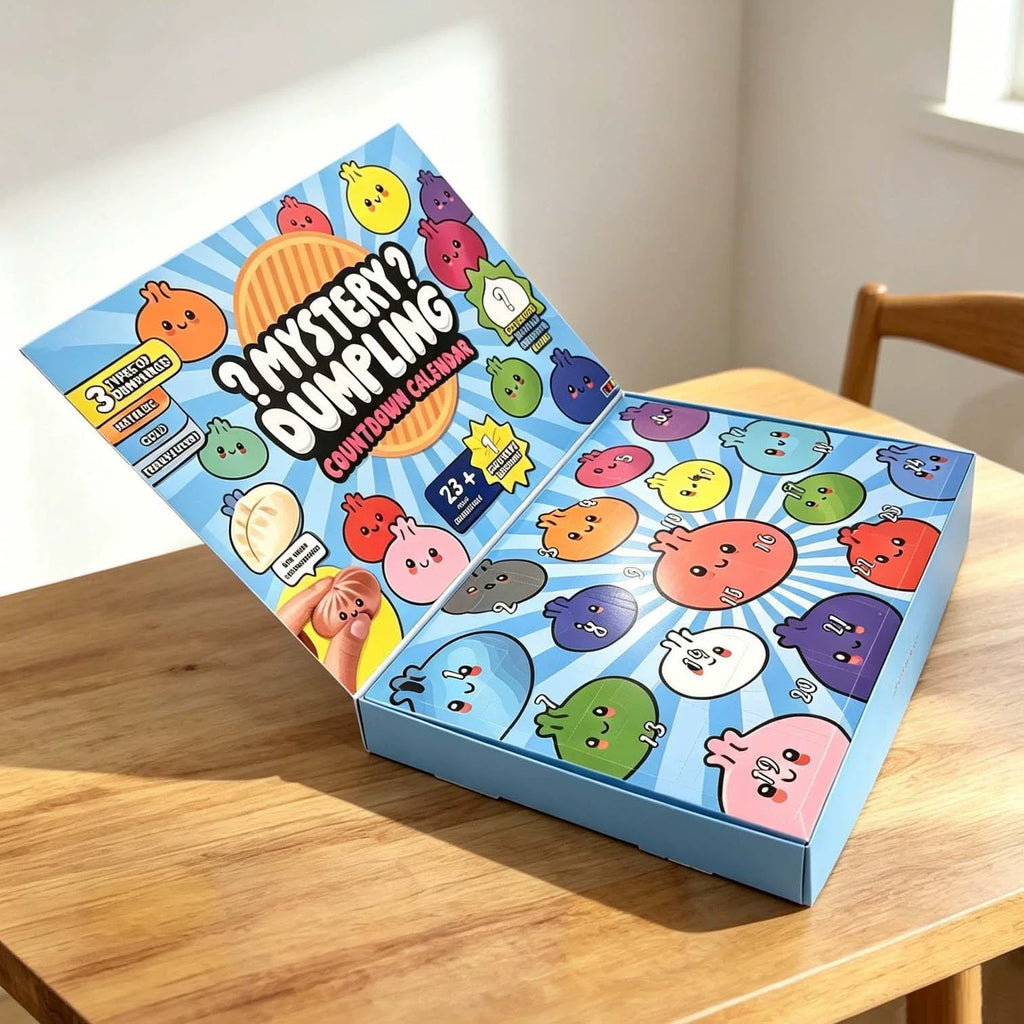 Mystery Dumpling Advent Calendar Slow Resilience Anxiety Relief 24-Day Countdown Calendar Fidget stress relief toy gifts