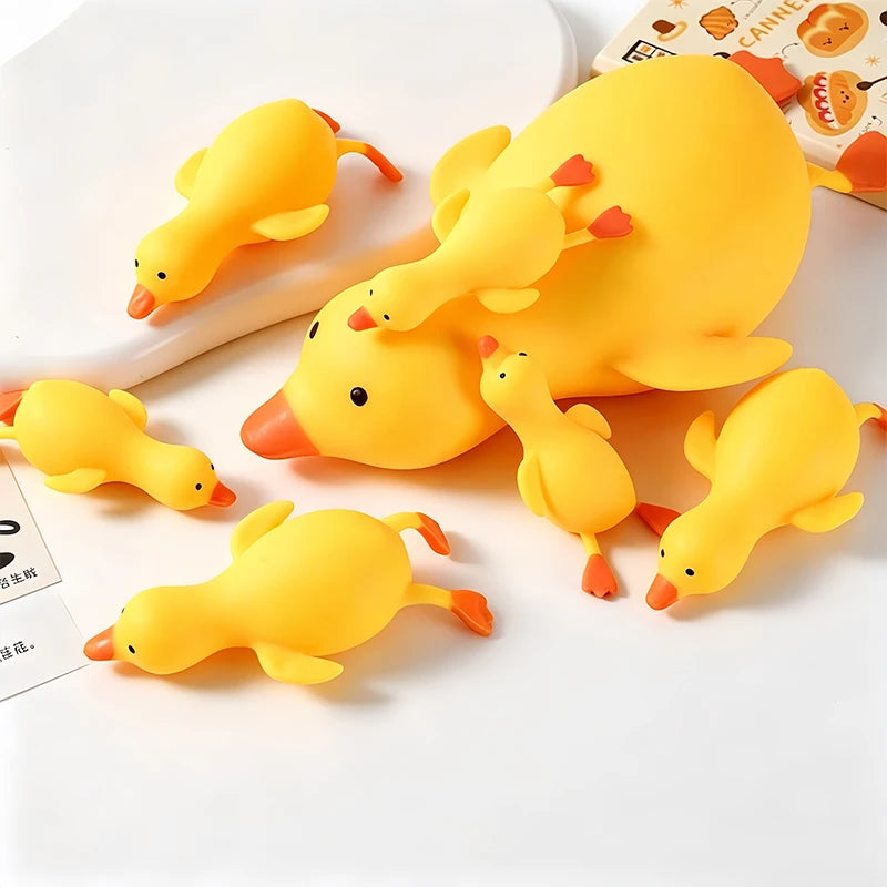 Antistress Duck Squishy Fidgets Toys Cute Animals Duck Slow-rebound Squeeze Toy Decompression Stretch Toys for Friends Best Gift