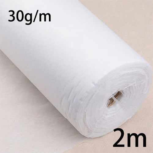 5 meters/lot (5.4 yards)*1meter(1.09yard) Lightweight Non-Woven Fusible Interlining Fabric Apparel Sewing DIY Accessory 30g/m