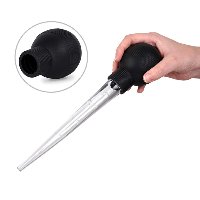 Cooking Kitchen Chicken Turkey Poultry BBQ Food Flavour Baster Syringe Tube Pump Cooking Turkey Meat BBQ Food Accessories