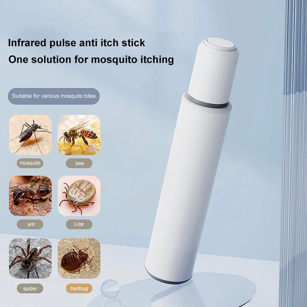 Electronic Mosquito Bite Pen Natural Mosquito Bite Heat Pen Chemical-Free Electric Insect Bite Healer for Camping Travel Outdoor