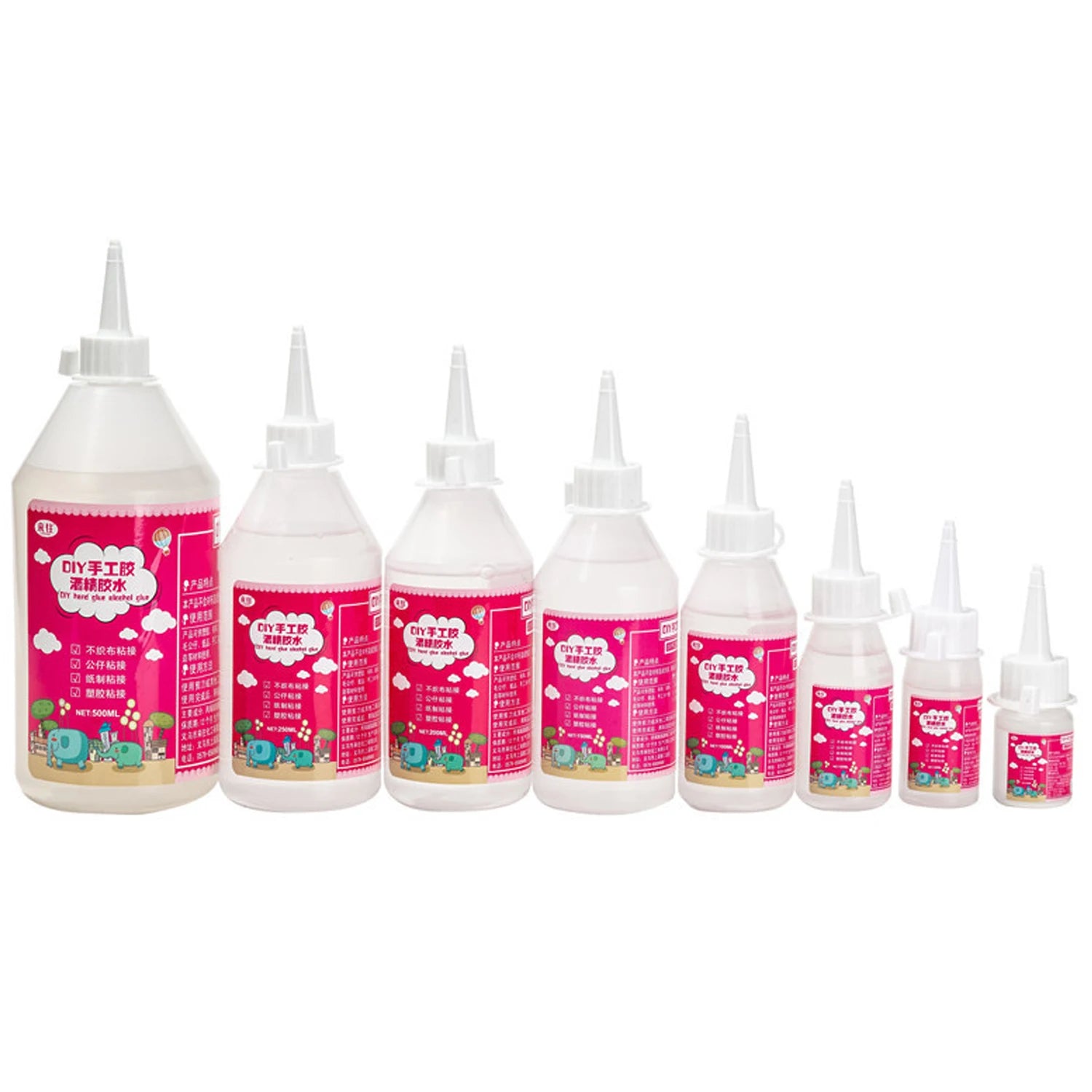 50g Instant Adhesive DIY Handmade Glue Clear Liquid Glue for Paper Plastic Quick-drying