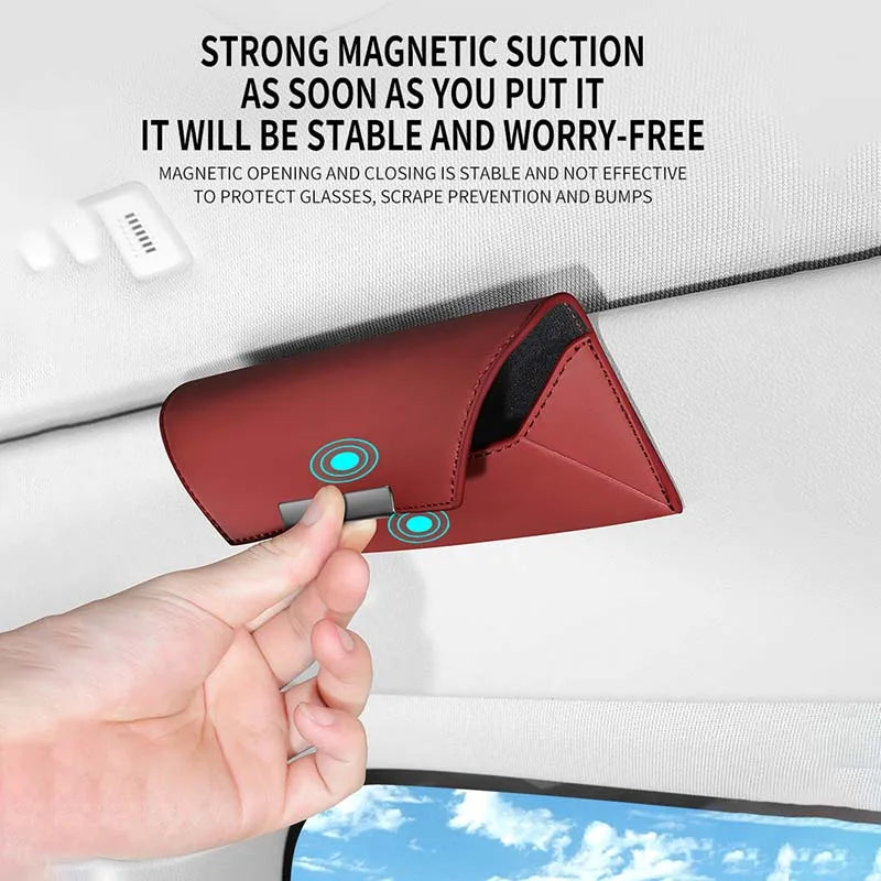For BYD Seal Seagull Dolphin Sealion 7 6 Atto 3 Song Plus Accessories Car Visor Sunglasses Glasses Holder Glasses Case Clip Box