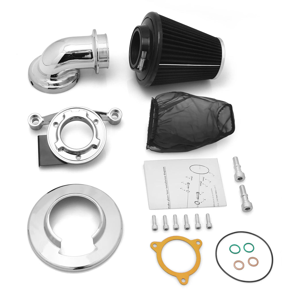Big Sucker Cone Air Cleaner Filter for Harley Touring FLHX FLHR Electra Glide 2008-2016 Softail Fat Boy Breakout 2016-2017