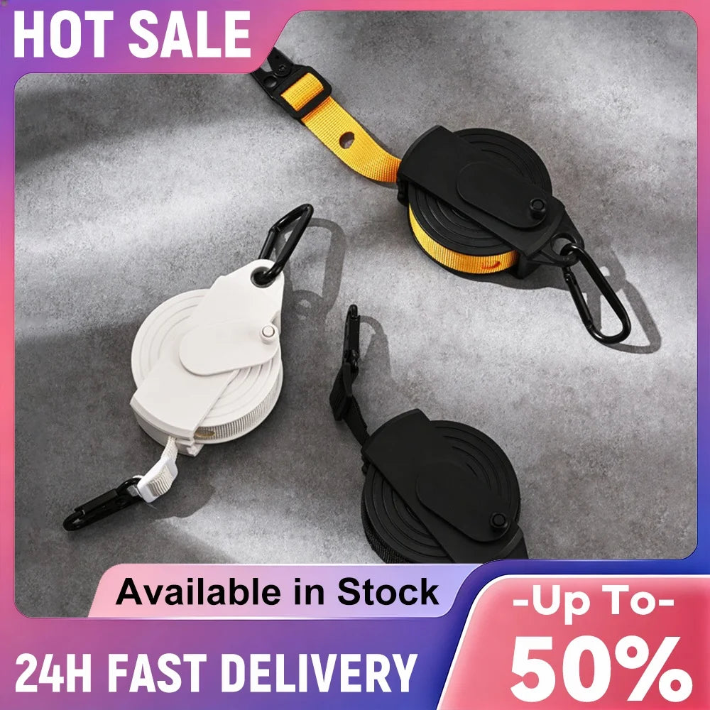 Adjustable Rope Hanger 10KG Weight Capacity Portable Camping Clothesline for Hanging Plants Grow Light Tents Various Uses