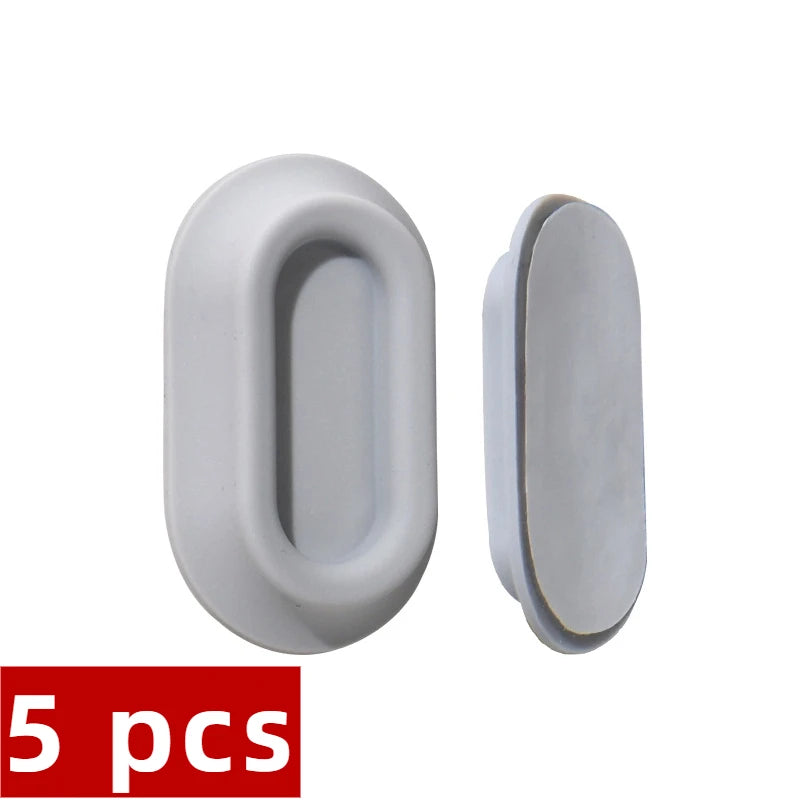 5pcs Magnetic Remote Control Holder Strong Self-Adhesive Wall Mount Bracket TV Conditioner Remotes Universal Household Organizer