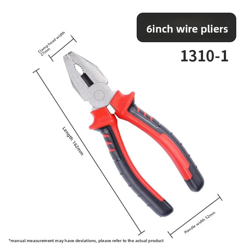 Heavy Duty Electric Wire Pliers Large Opening Multifunction Tool Cutting Twisting Gripping Metal Wire Cutter
