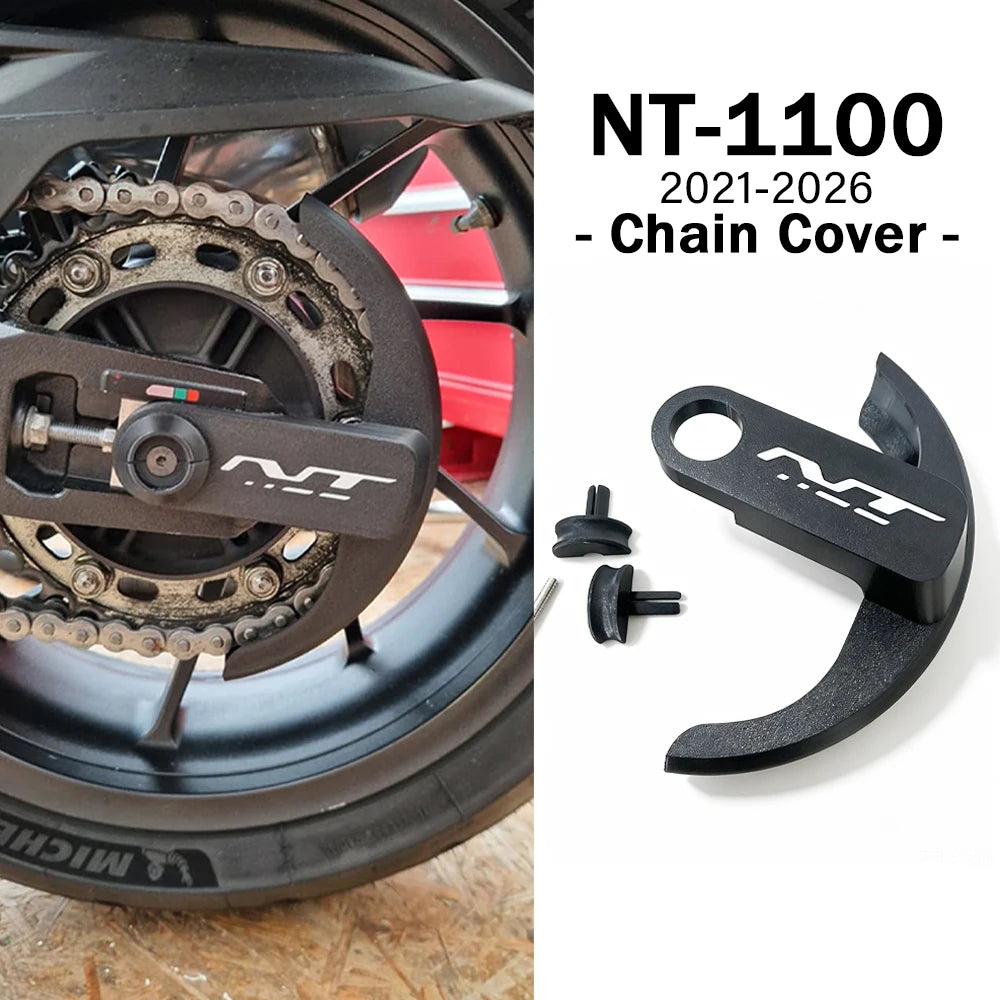 Chain Cover For Honda NT 1100 NT1100 1100NT NT-1100 2021-2026 Anti-Splash Rear Chain Guard Chain Protection Cover Rear Protector