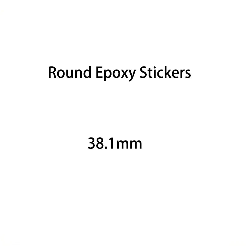 50/100/200/500pcs 3D Clear Epoxy Stickers Round Square Heart Oval Dome Adhesive Stickers Domed Cups for DIY Jewelry Making