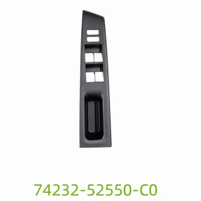 M64K-Car Front Window Switch Control Panel Cover For Toyota Yaris 2012-2014 Car Accessorie