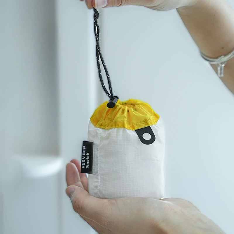 Outdoor Travel Storage Bag 15D Silicone Waterproof Gear Organizer Drawstring Pouch for Camping Hiking Accessories