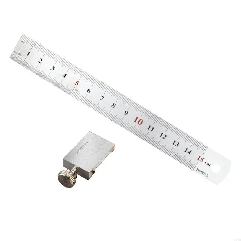 Y51B Accurate Measuring Marking Gauge Carpenter Scribing Ruler 15/20/30/40cm Aluminum Carpentry Square Woodworking Tool