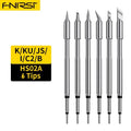 FNIRSI F210 F245 Soldering Iron Tips Welding Tools K/KU/I/C2 Universal Handle Electric Soldering Iron for  Soldering Station Kit
