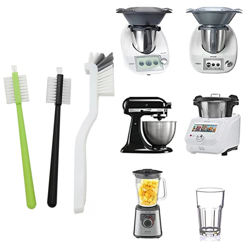 2Pcs Plastic Cleaning Brush Clean Narrow Long Handle Milk Bottle Glass Tube Pan Bowl Home Kitchen Tools